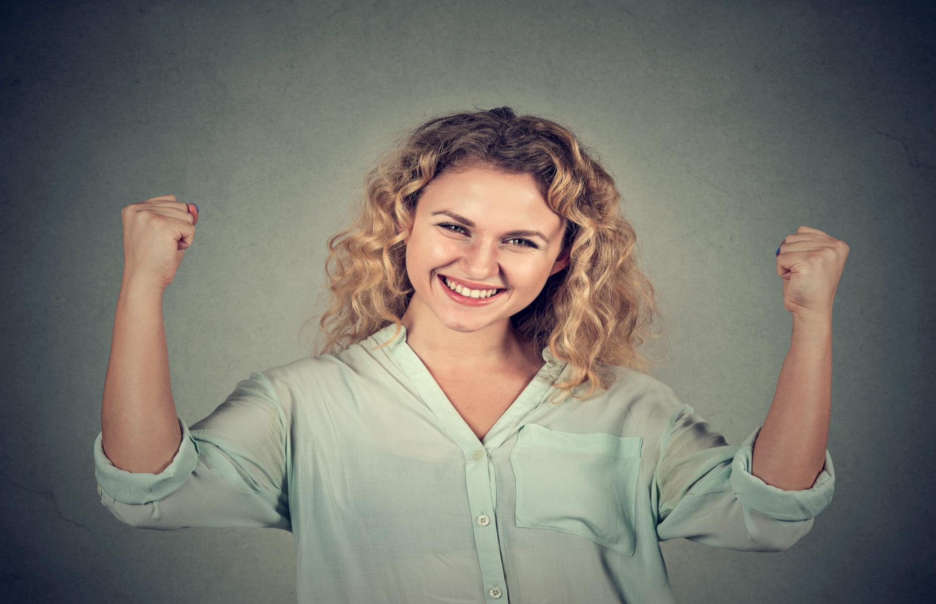 Happy woman